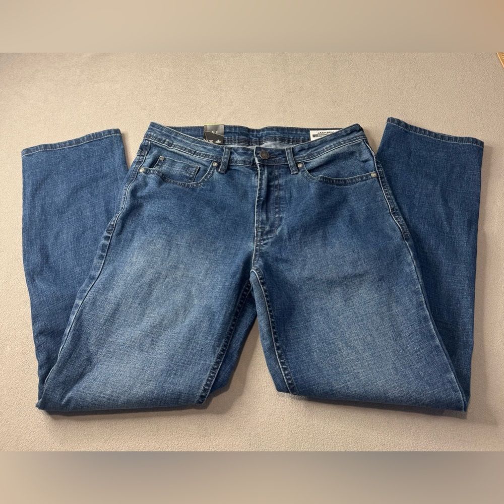 NWT BUFFALO JEANS Jackson  David Bitton jeans straight stretch size 32